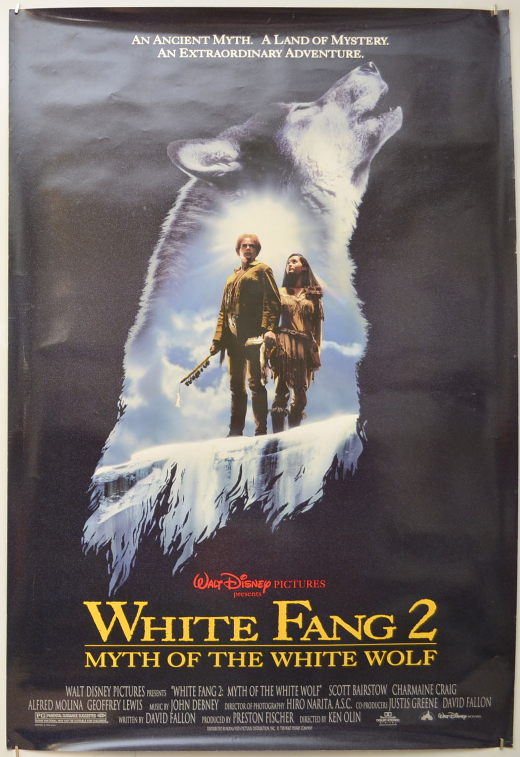 White Fang 2 - Myth Of The White Wolf Original One Sheet Poster - Film Poster - Movie Poster