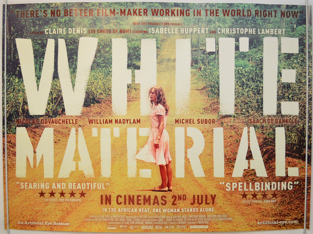 White Material Original Quad Poster - Film Poster - Movie Poster