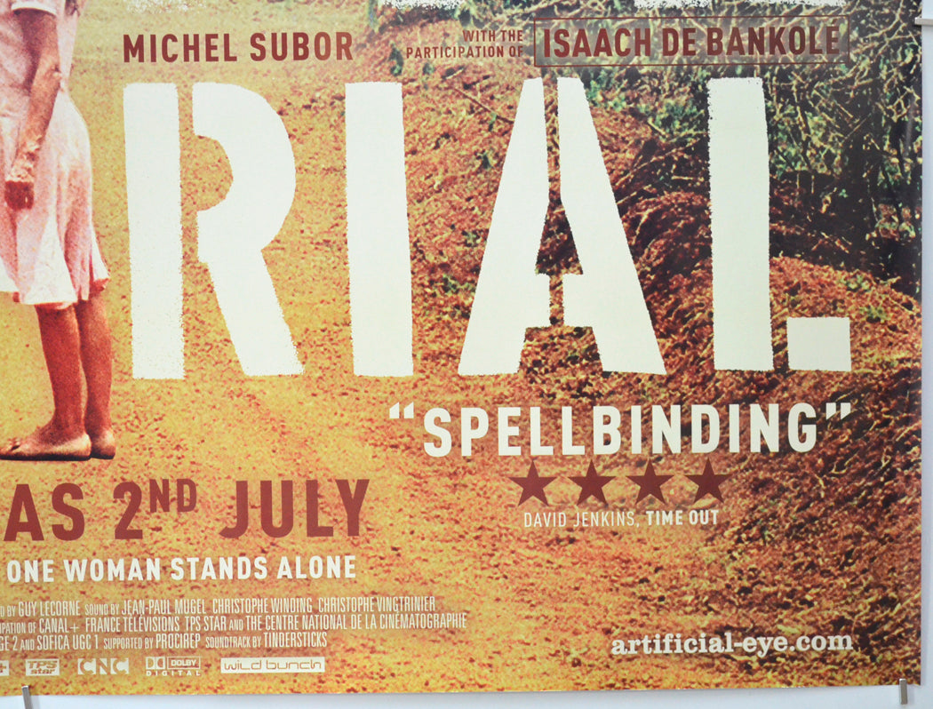 WHITE MATERIAL (Bottom Right) Cinema Quad Movie Poster