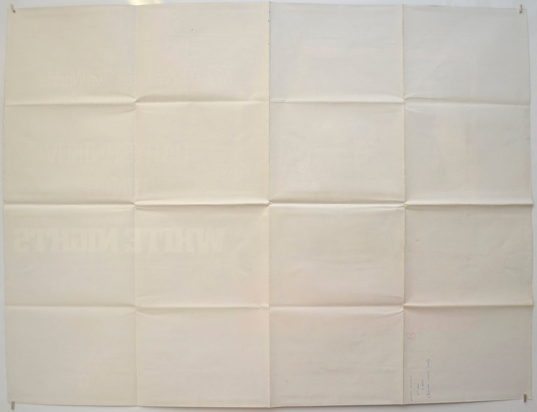 WHITE NIGHTS (Back) Cinema Quad Movie Poster