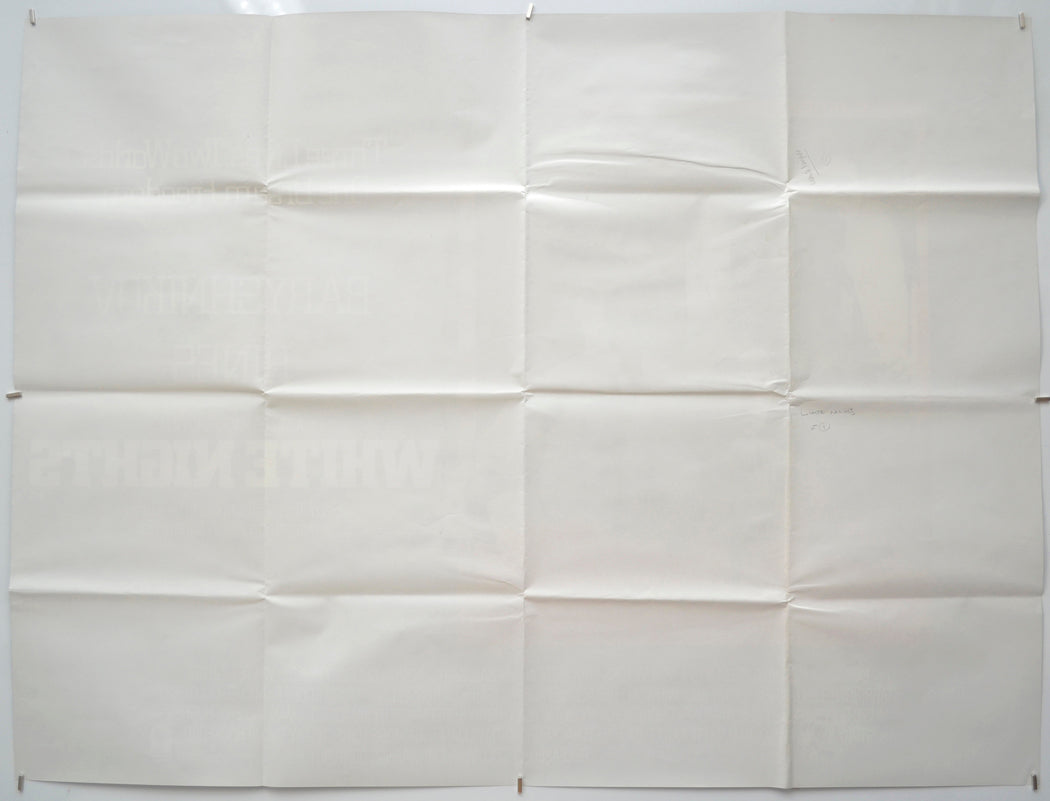 WHITE NIGHTS (Back) Cinema Quad Movie Poster