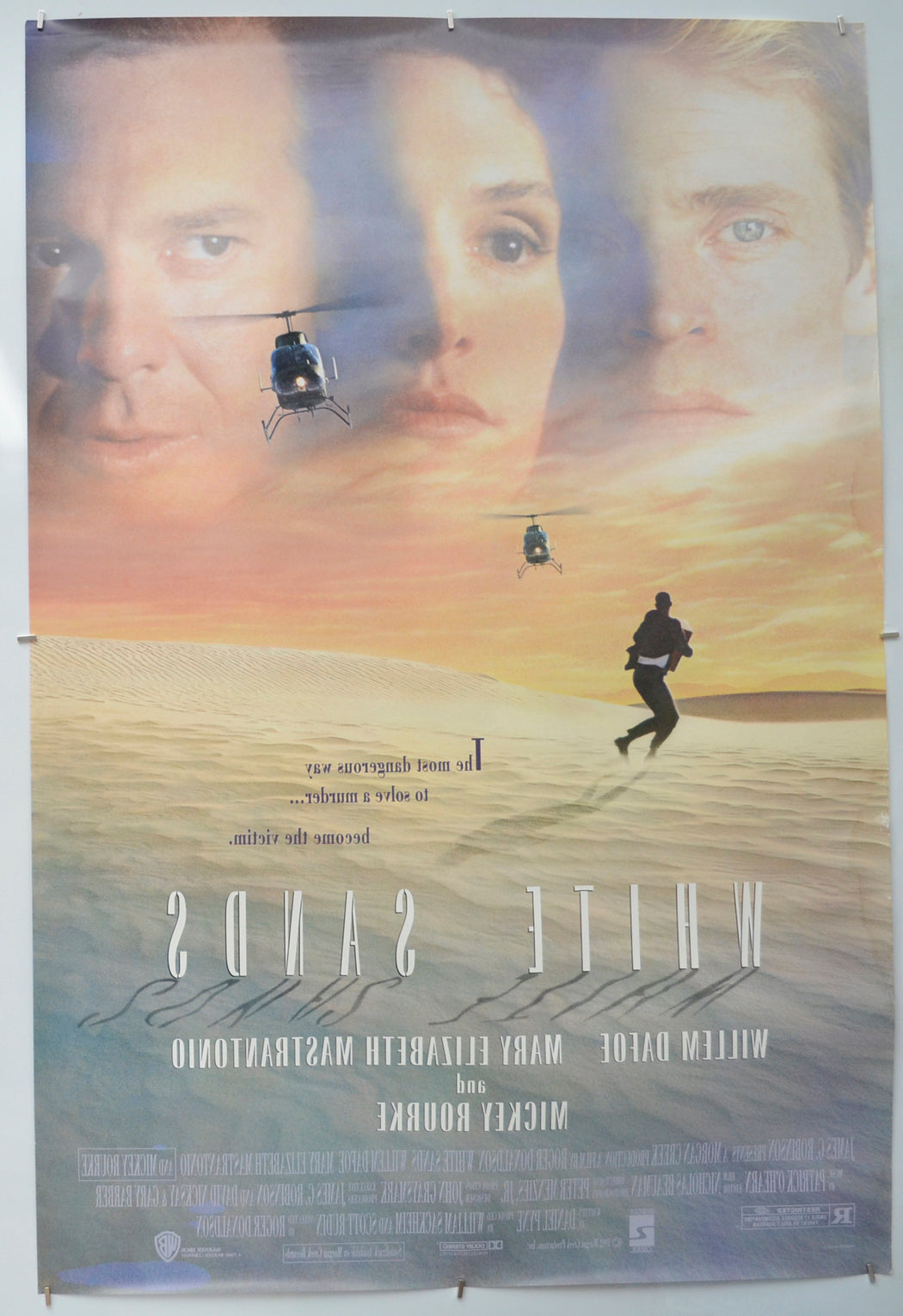 WHITE SANDS (Back) Cinema One Sheet Movie Poster