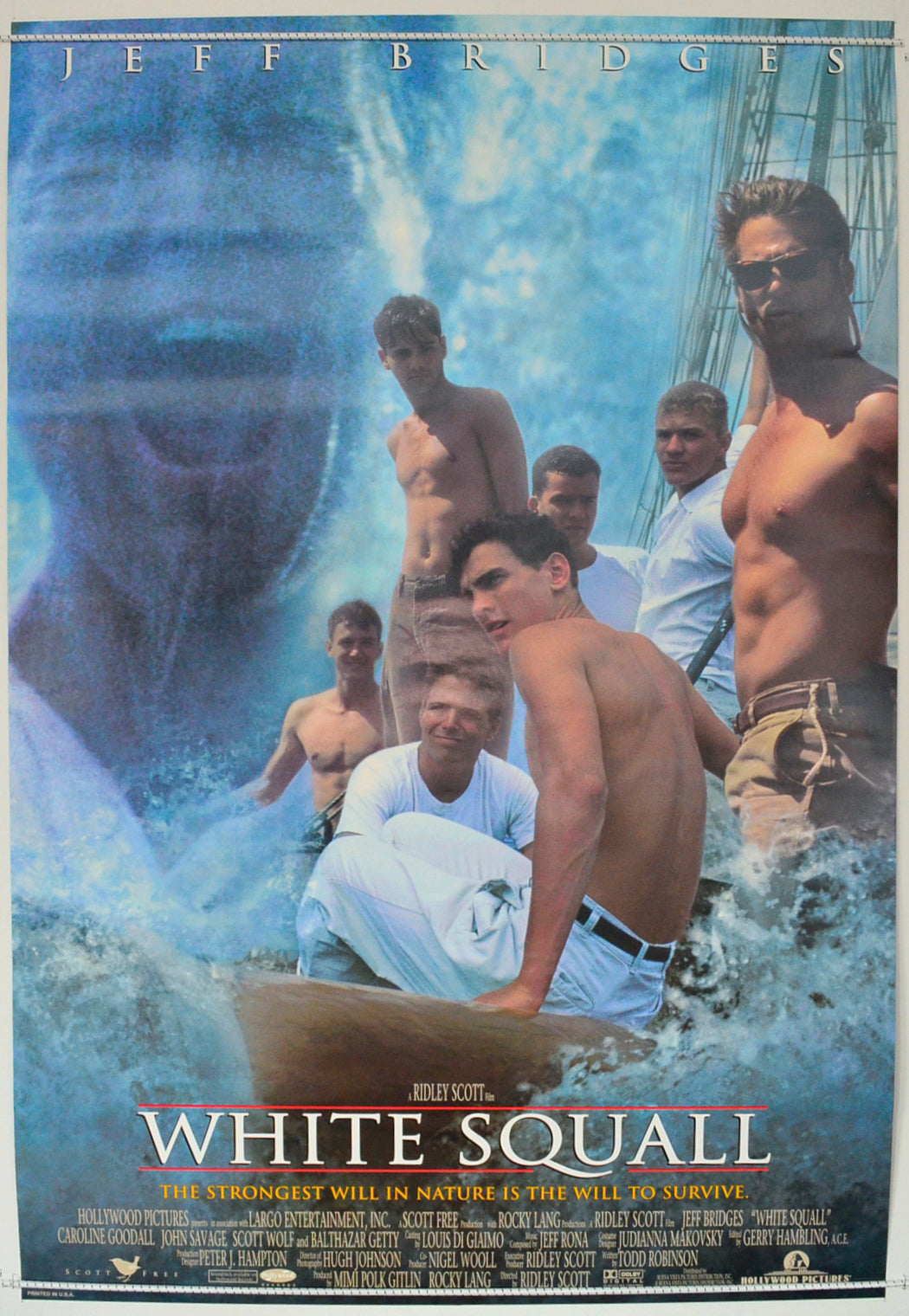 White Squall Original One Sheet Poster - Film Poster - Movie Poster