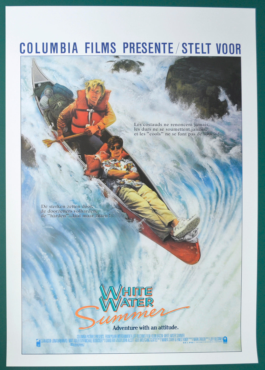 White Water Summer Original Belgian Poster - Film Poster - Movie Poster