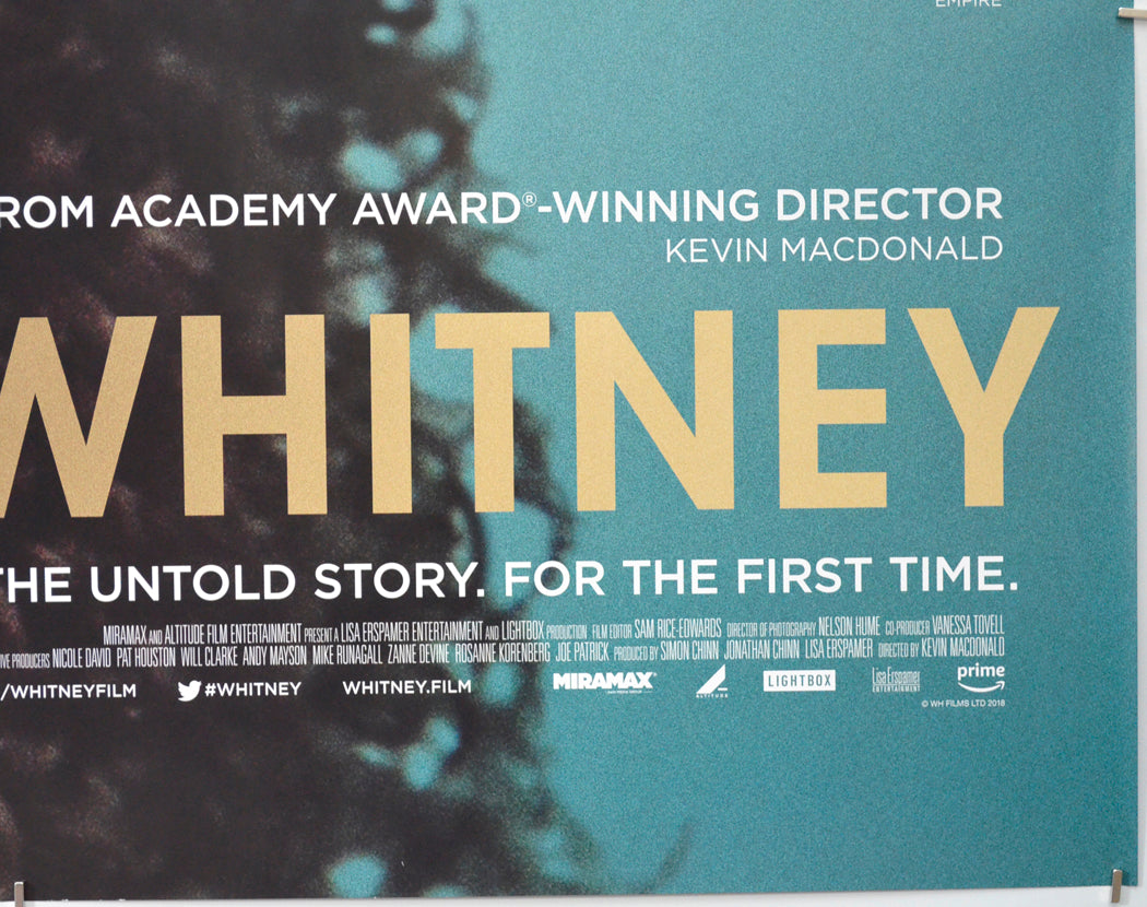 WHITNEY (Bottom Right) Cinema Quad Movie Poster