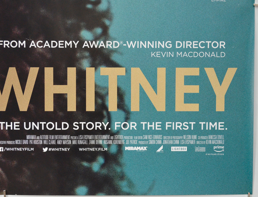 WHITNEY (Bottom Right) Cinema Quad Movie Poster