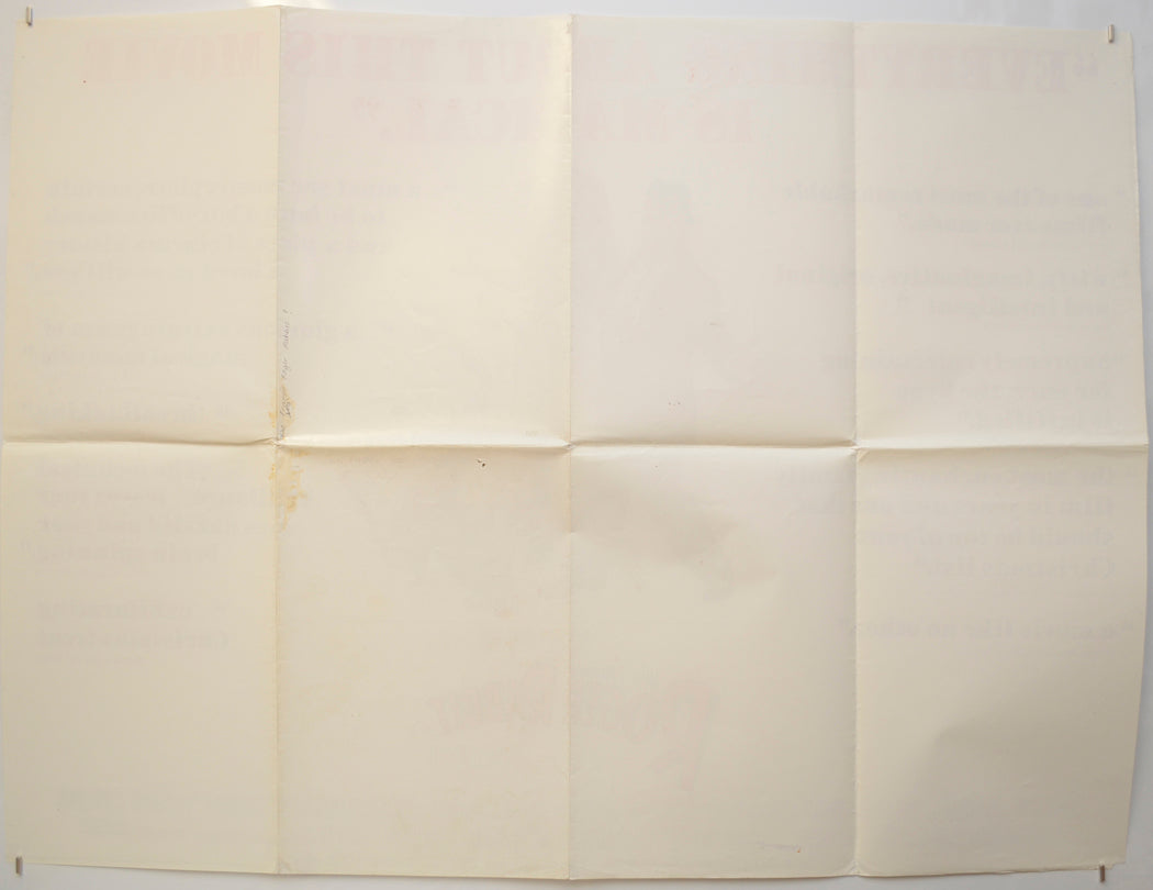 WHO FRAMED ROGER RABBIT (Back) Cinema Quad Movie Poster