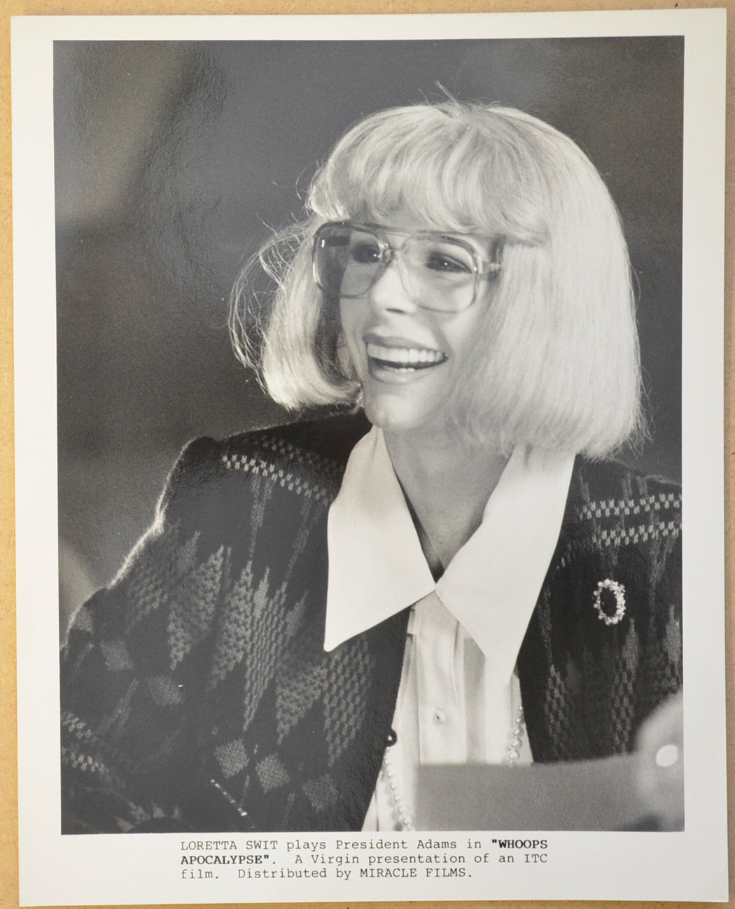 WHOOPS APOCALYPSE (Still 9) Cinema Black and White Press Stills