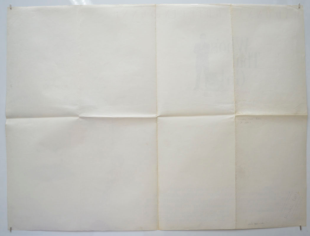 WHO’S THAT GIRL (Back) Cinema Quad Movie Poster