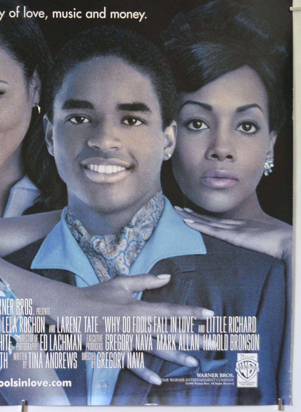 WHY DO FOOLS FALL IN LOVE (Bottom Right) Cinema One Sheet Movie Poster