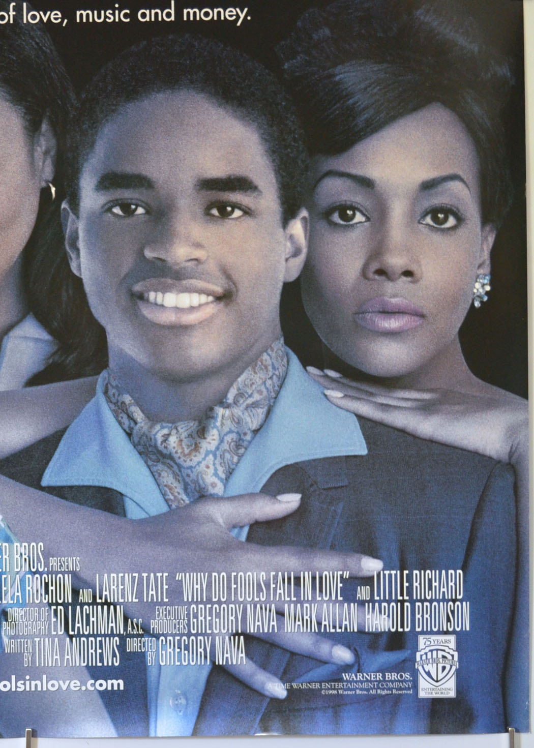 WHY DO FOOLS FALL IN LOVE (Bottom Right) Cinema One Sheet Movie Poster