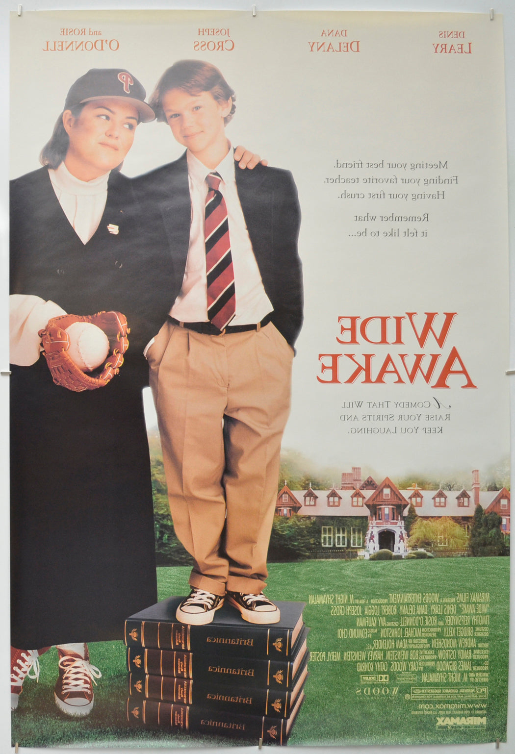 WIDE AWAKE (Back) Cinema One Sheet Movie Poster