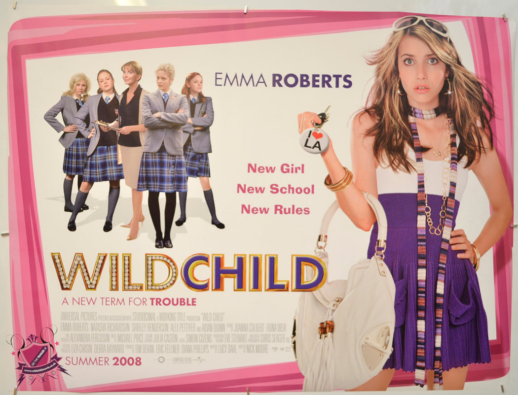 Wild Child Original Quad Poster - Film Poster - Movie Poster