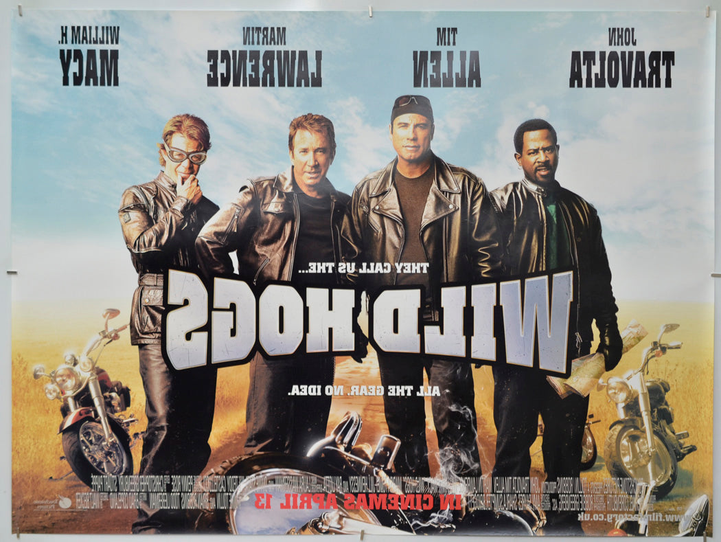 Wild Hogs (Back) Cinema Quad Movie Poster