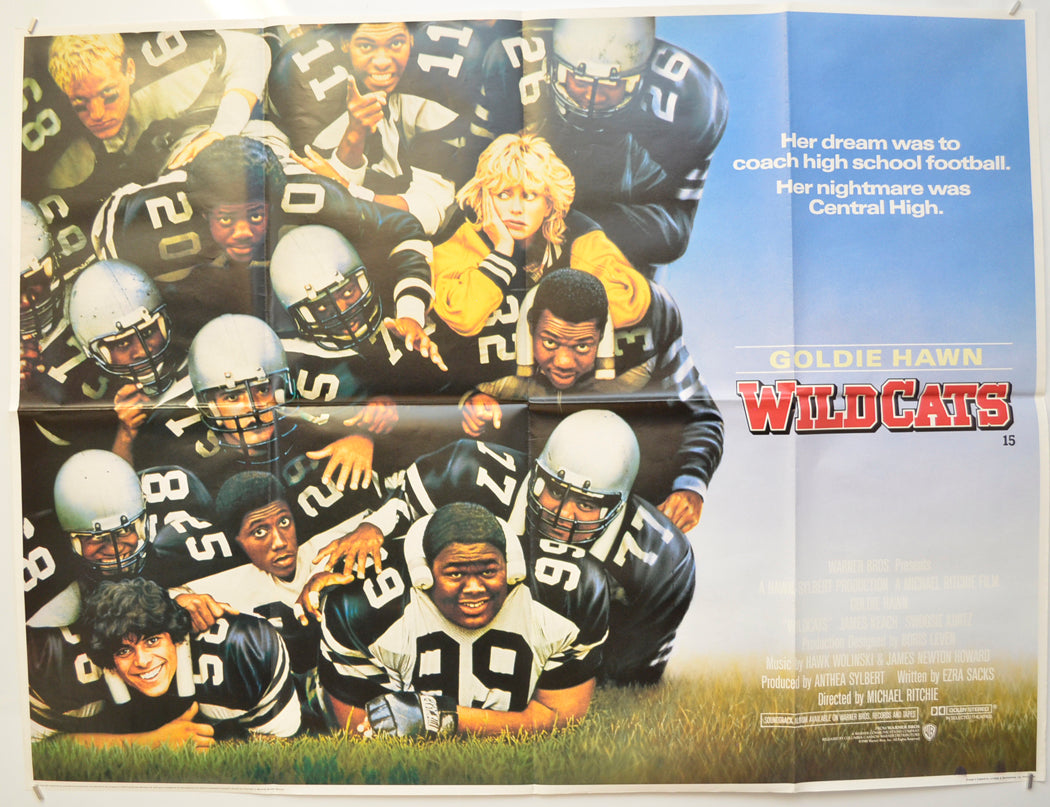 Wildcats Original Quad Poster - Film Poster - Movie Poster