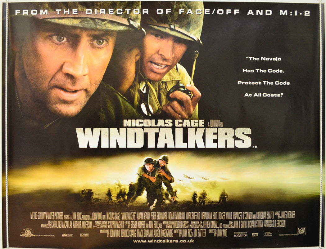 Windtalkers Original British Quad Poster - Film Poster - Movie Poster
