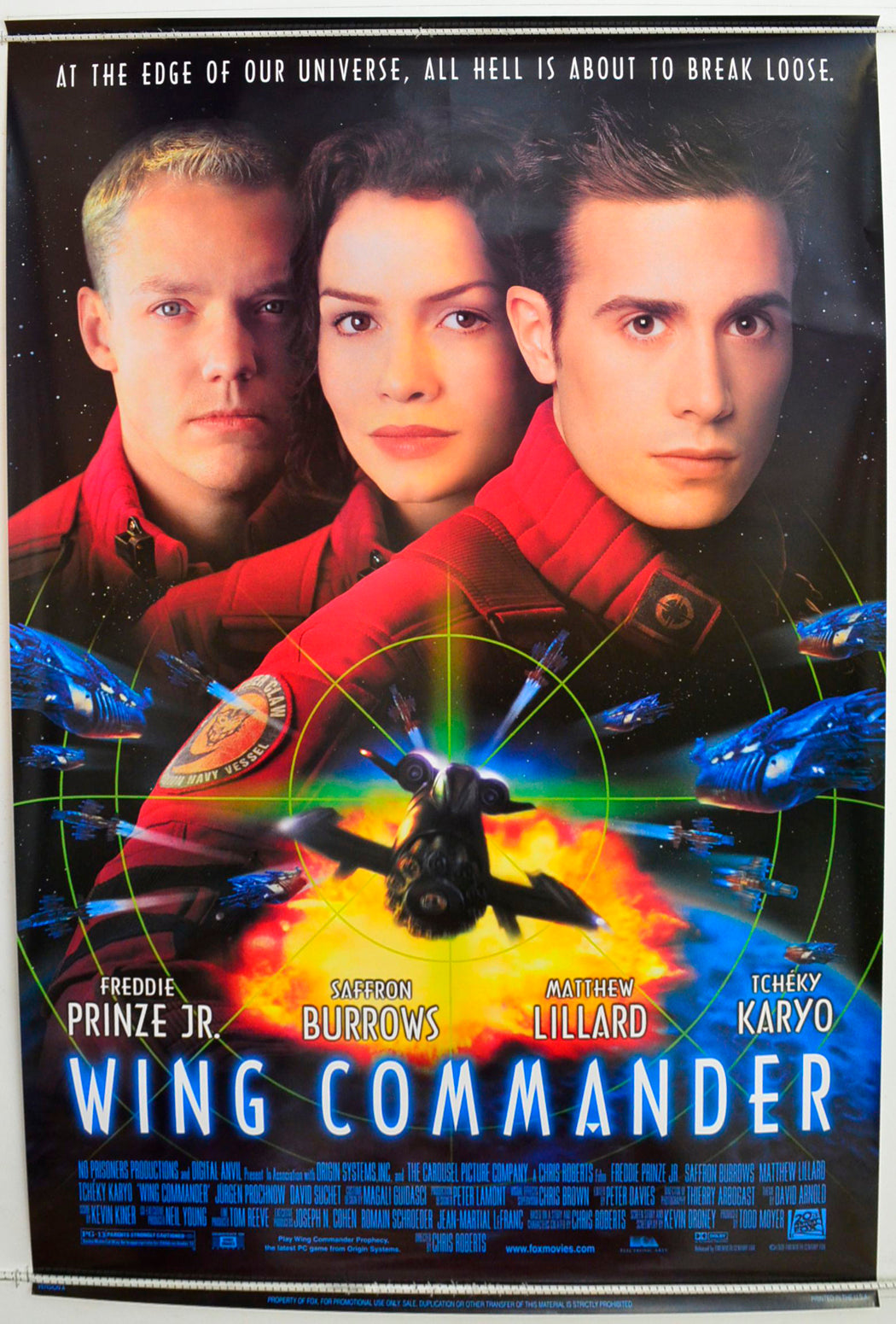 Wing Commander Original One Sheet Poster - Film Poster - Movie Poster