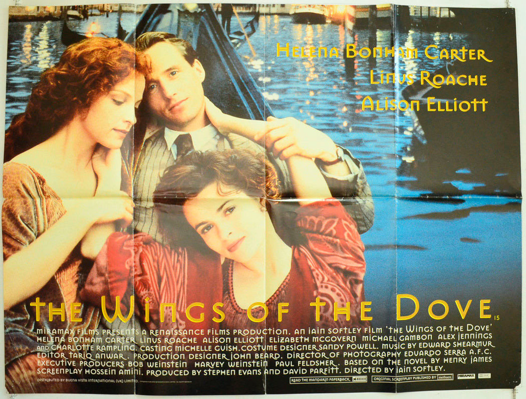 The Wings Of The Dove Original British Quad Poster - Film Poster - Movie Poster