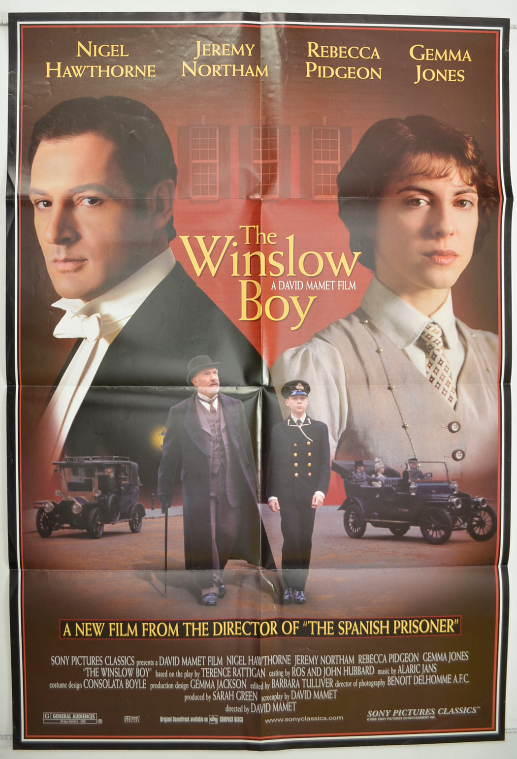 The Winslow Boy Original One Sheet Poster - Film Poster - Movie Poster