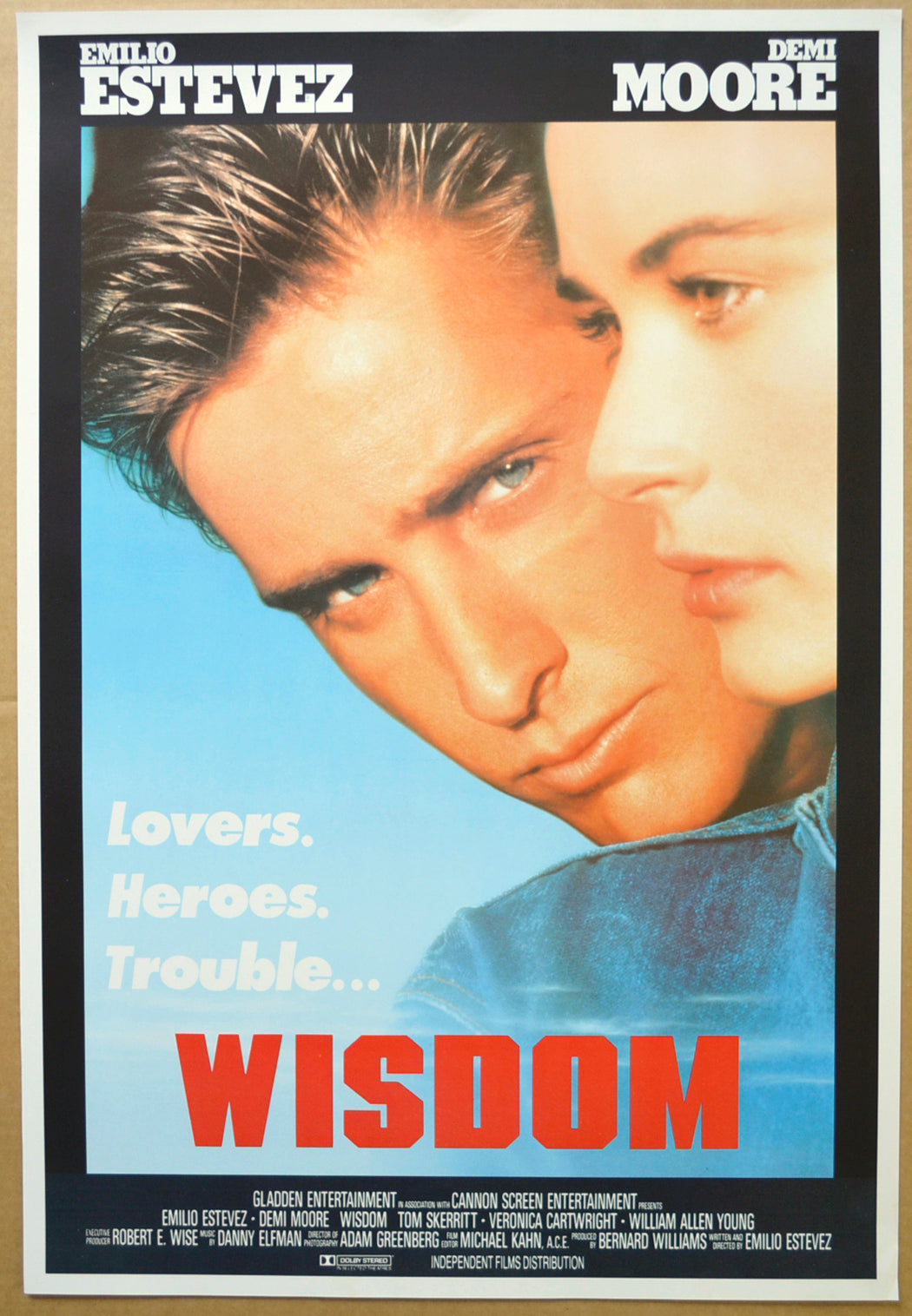 Wisdom Original Belgian Poster - Film Poster - Movie Poster