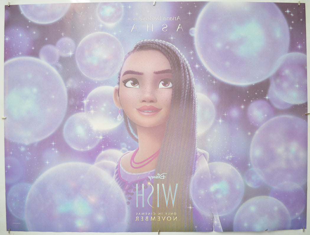 WISH (Back) Cinema Quad Movie Poster