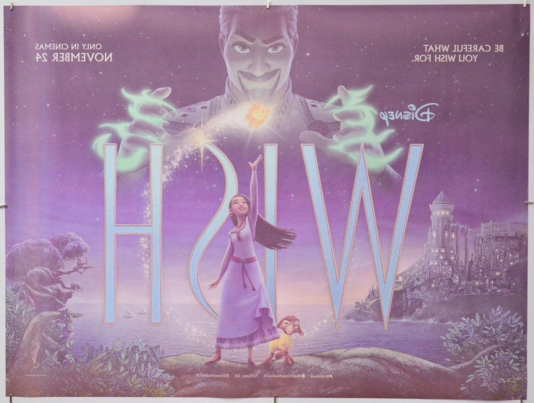 Wish (Back) Cinema Quad Movie Poster