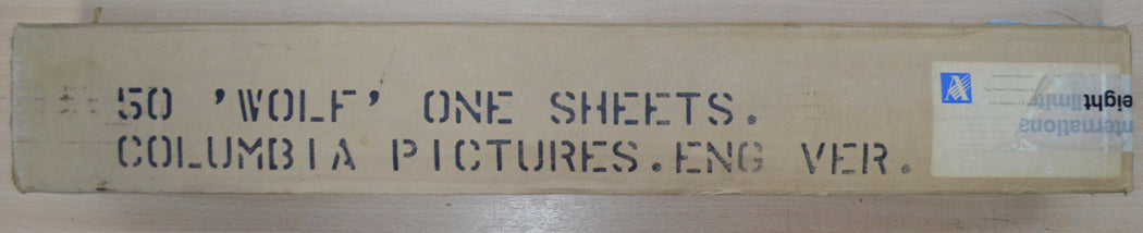 Wolf (Box) Cinema One Sheet Movie Poster