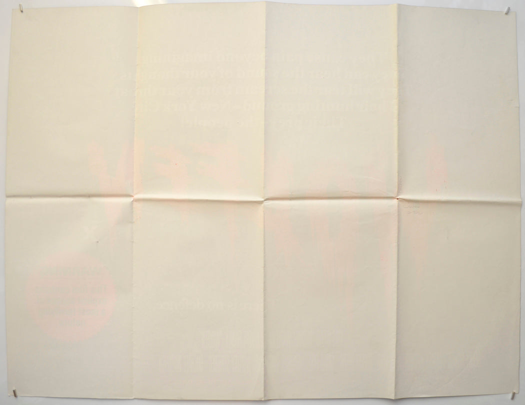 WOLFEN (Back) Cinema Quad Movie Poster