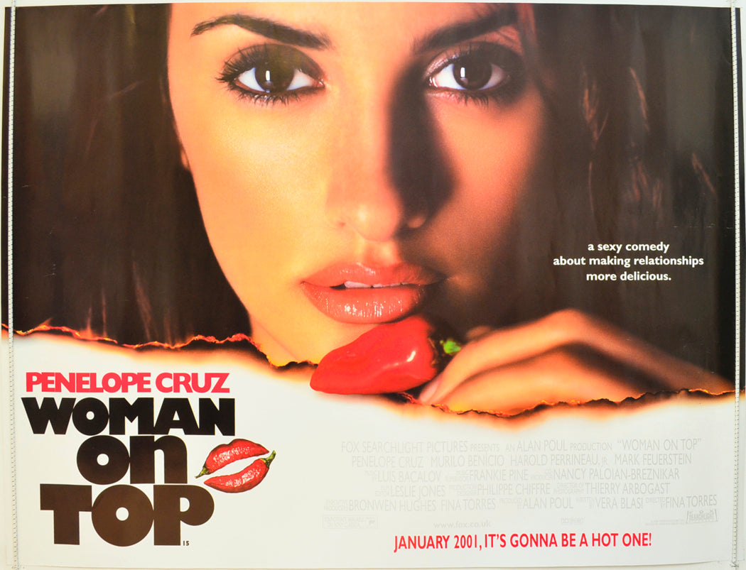 Woman On Top Original Quad Poster - Film Poster - Movie Poster