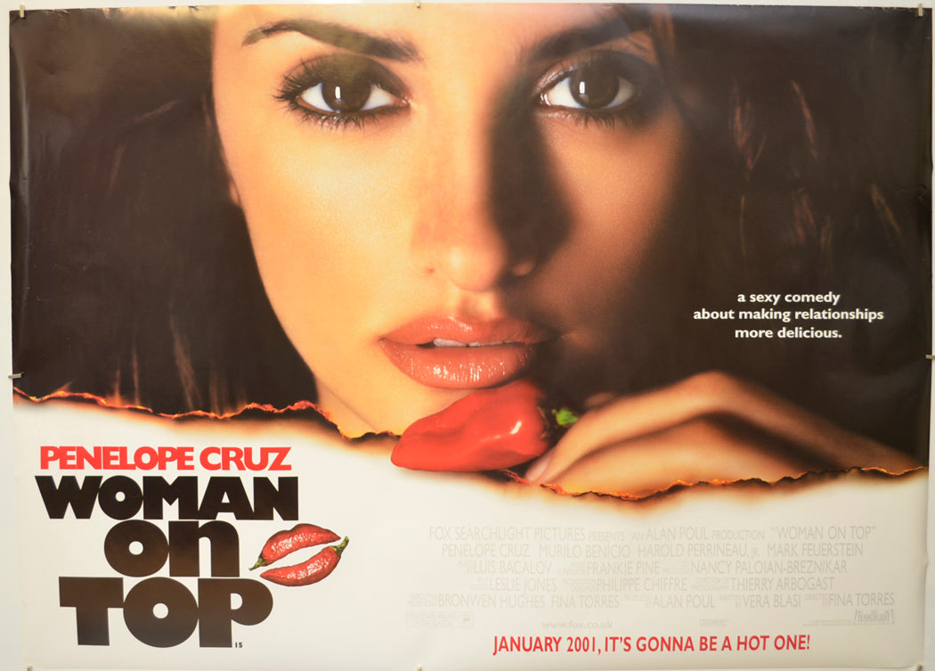 Woman On Top Original Quad Poster - Film Poster - Movie Poster