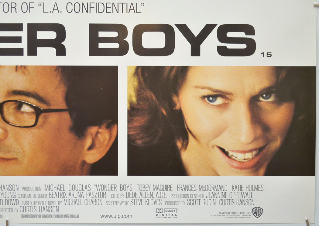 WONDER BOYS (Bottom Right) Cinema Quad Movie Poster