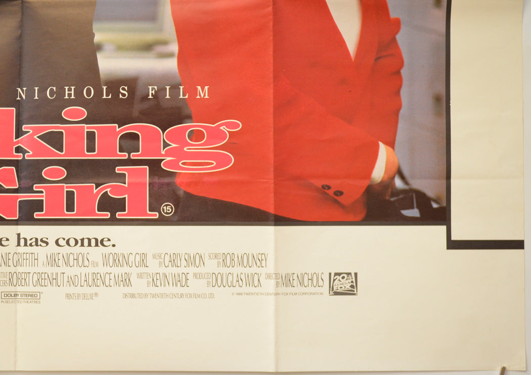 WORKING GIRL (Bottom Right) Cinema Quad Movie Poster