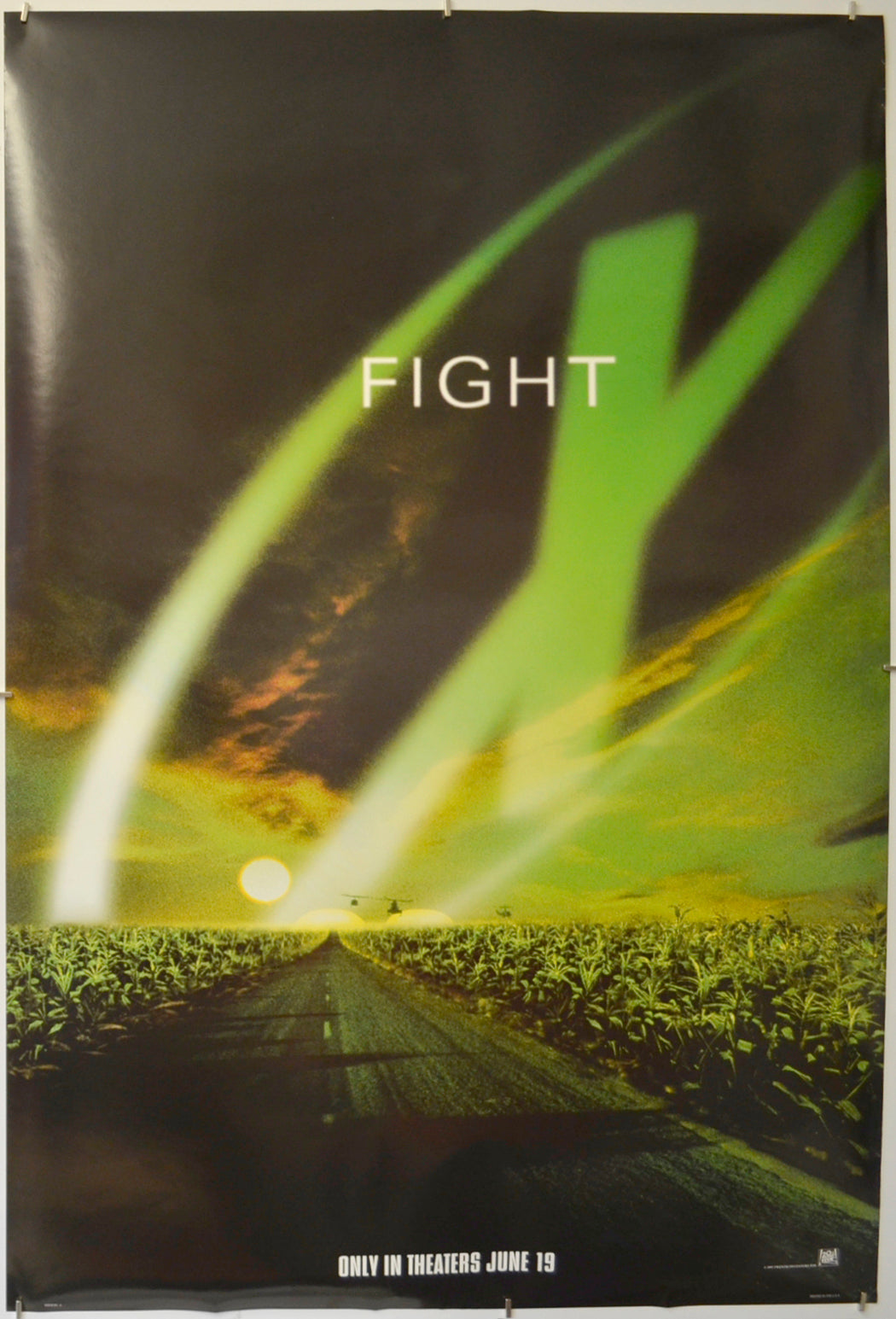 The X-Files (a.k.a. The X-Files : Fight The Future) (Teaser / Advance Version A) Original One Sheet Poster - Film Poster - Movie Poster