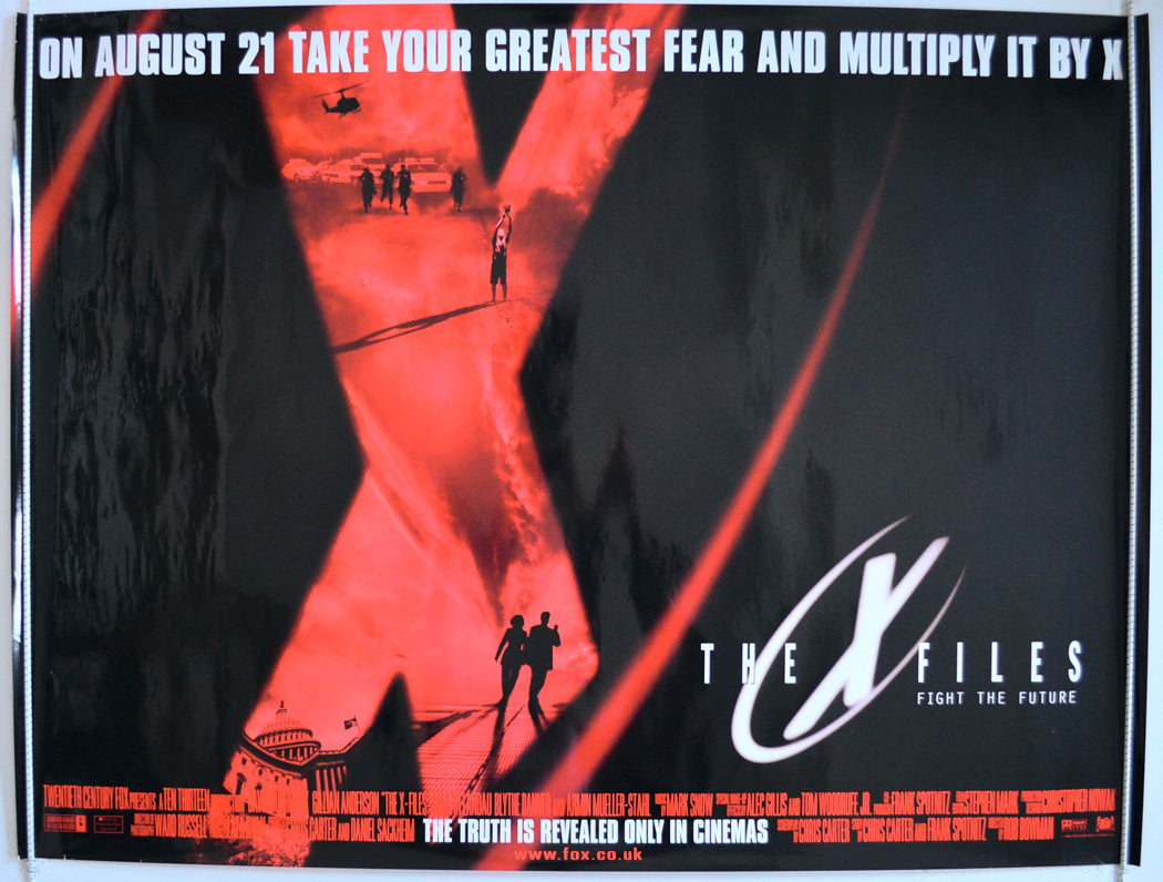 The X-Files Original British Quad Poster - Film Poster - Movie Poster