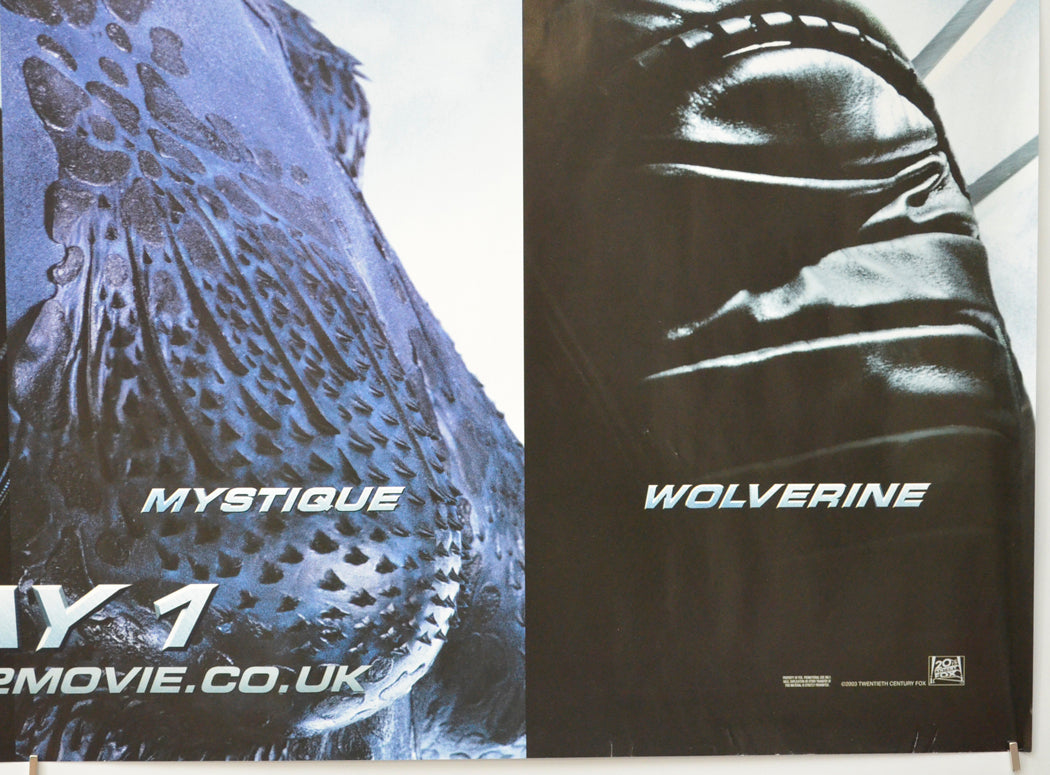 X-MEN 2 (Bottom Right) Cinema Quad Movie Poster