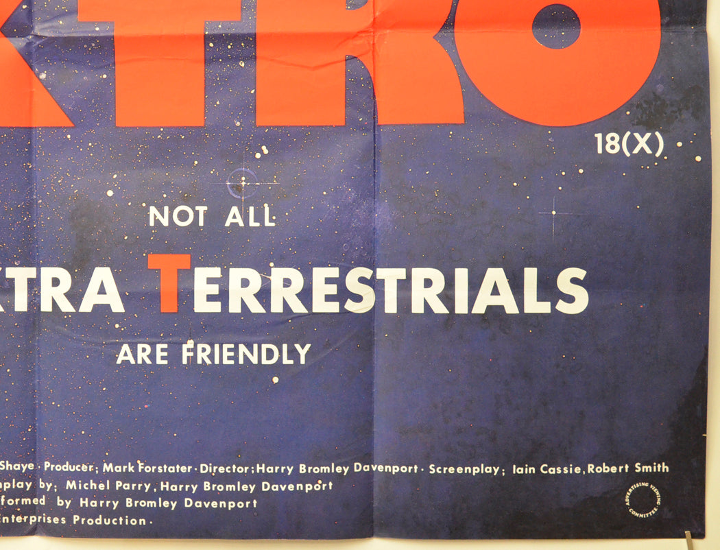 XTRO (Bottom Right) Cinema Quad Movie Poster