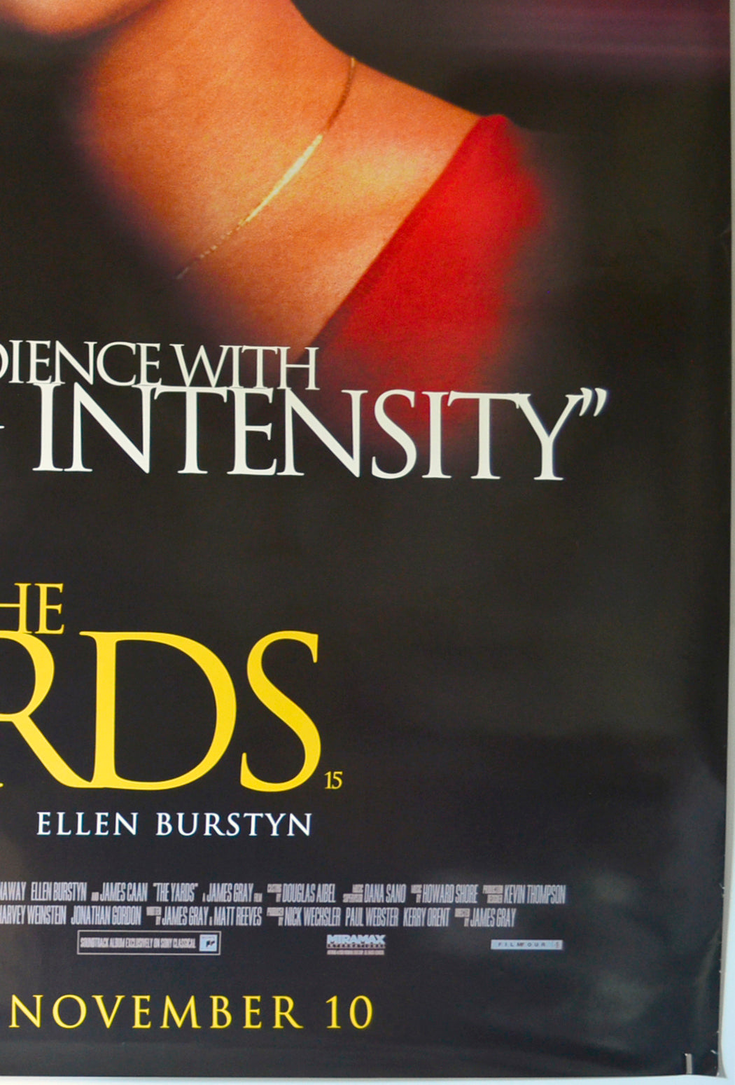 THE YARDS (Bottom Right) Cinema 4 Sheet Movie Poster