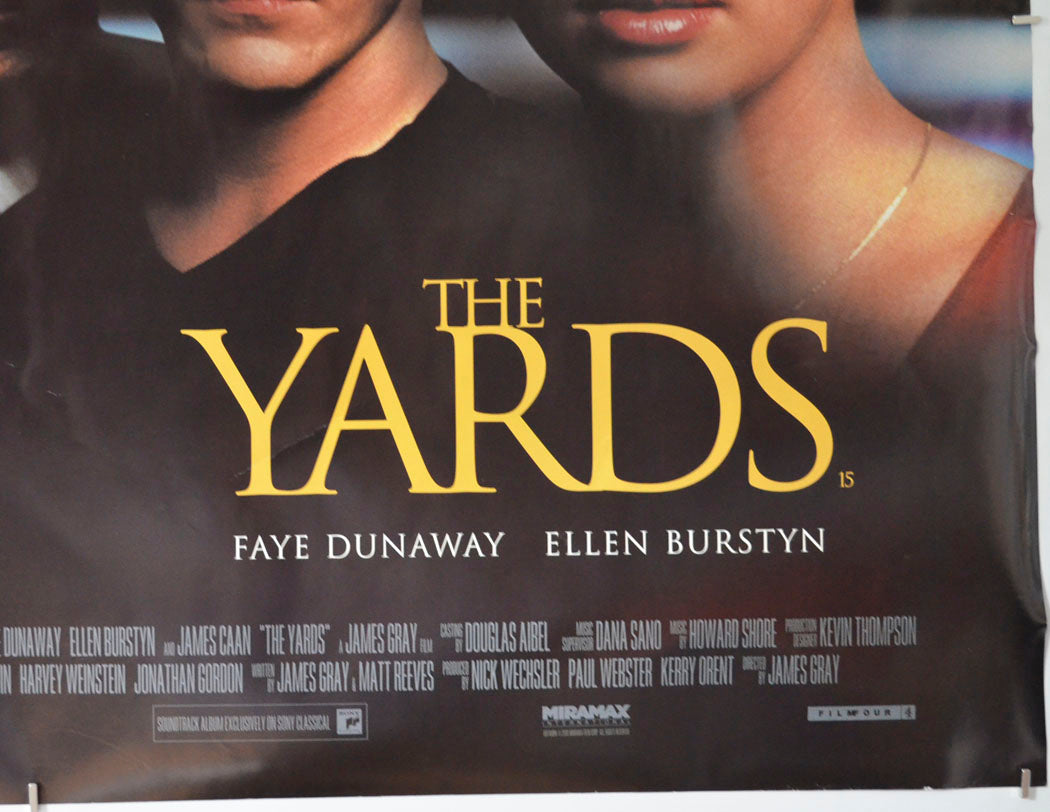 THE YARDS (Bottom Right) Cinema Quad Movie Poster