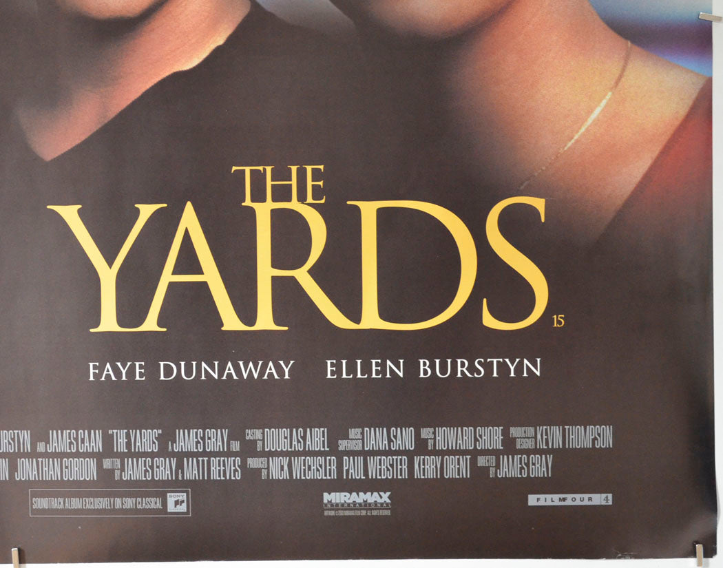 THE YARDS (Bottom Right) Cinema Quad Movie Poster