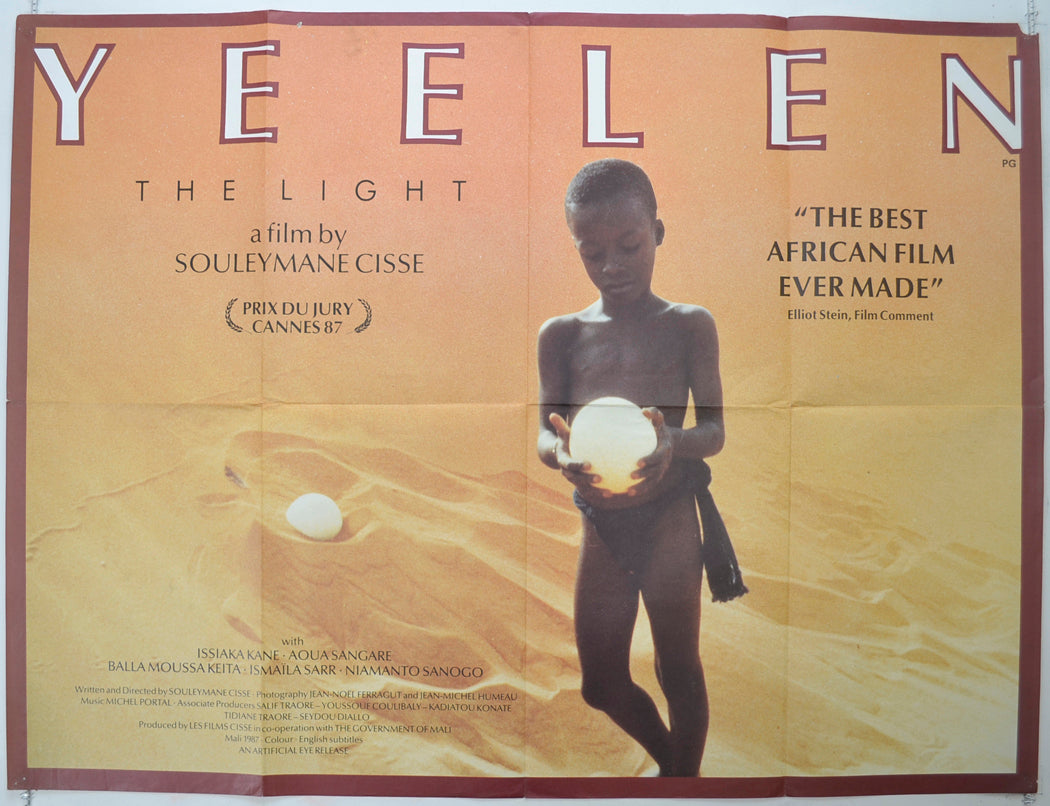 Yeelen (a.k.a. Brightness) Original Quad Poster - Film Poster - Movie Poster