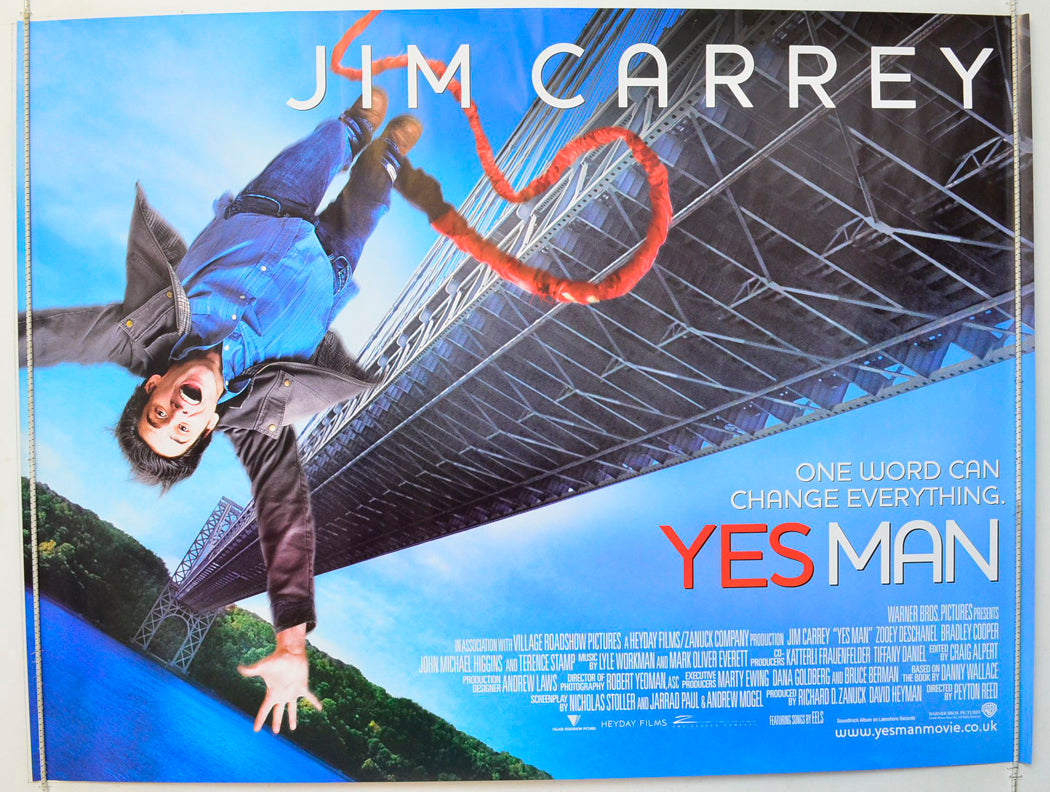 Yes Man Original British Quad Poster - Film Poster - Movie Poster