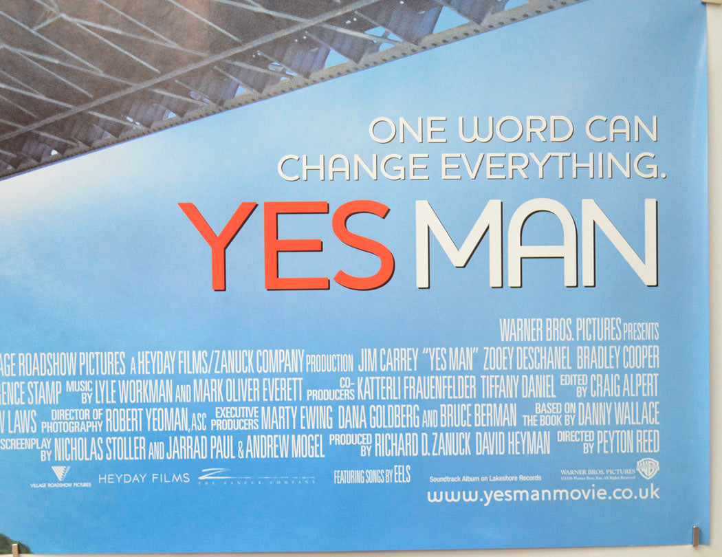 YES MAN (Bottom Right) Cinema Quad Movie Poster