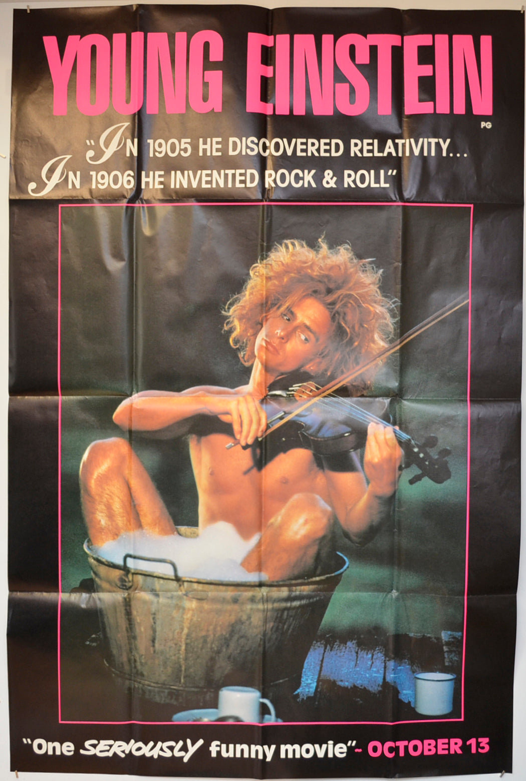 Young Einstein Original 4 Sheet Poster - Film Poster - Movie Poster