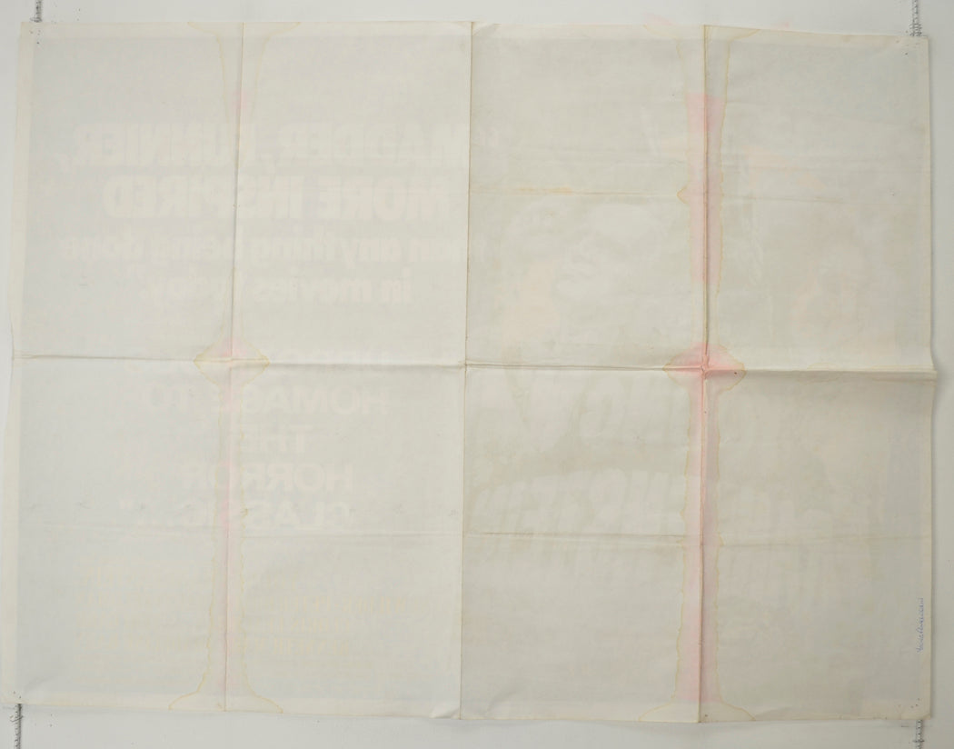 YOUNG FRANKENSTEIN (BACK) Cinema Quad Movie Poster