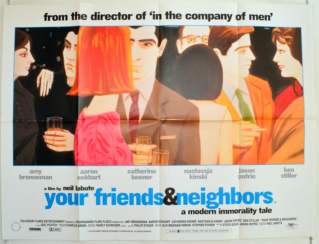Your Friends And Neighbors Original British Quad Poster - Film Poster - Movie Poster