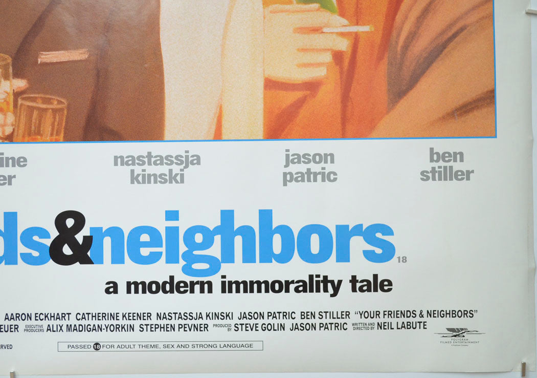 YOUR FRIENDS AND NEIGHBORS (Bottom Right) Cinema Quad Movie Poster