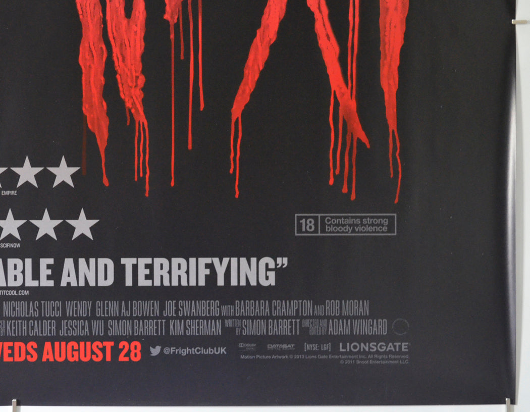 YOU’RE NEXT (Bottom Right) Cinema Quad Movie Poster