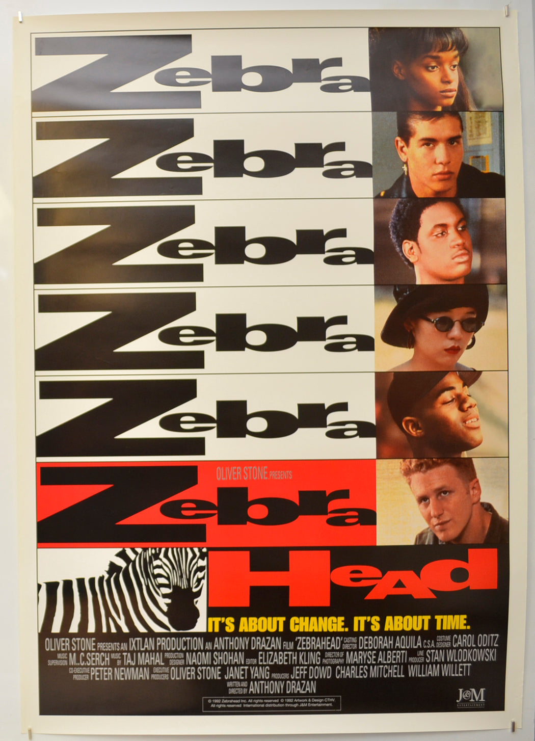 Zebrahead Original One Sheet Poster - Film Poster - Movie Poster