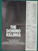 Domino Killings (The) <p><i> Original Cinema Exhibitor's Campaign Pressbooklet </i></p>