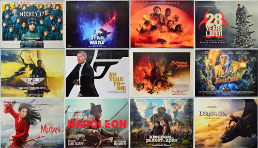 07th August 2025 eBay Auction of Original Movie Posters